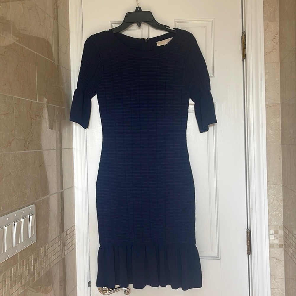 Michael Kors ruffle bottom dress